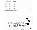 Begin Each Day Quotes Wall Decal Motivational Vinyl Art Stickers